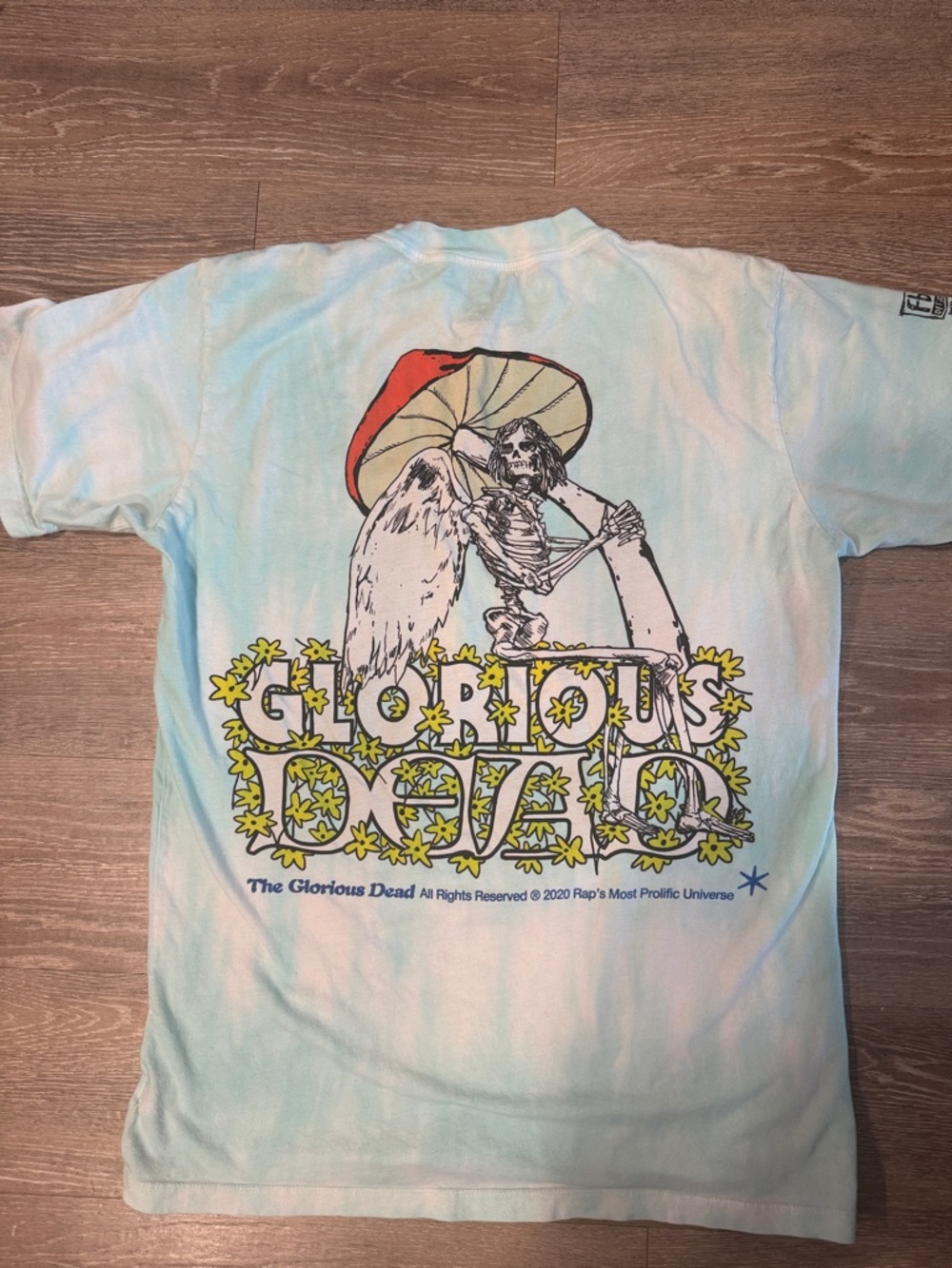 Flatbush Zombies T-Shirt Glorious Dead Tie Dye Medium M